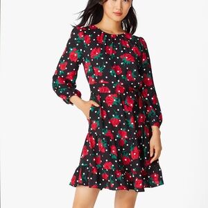 NWT Kate Spade Rose Dot Toss Shift Dress Size L